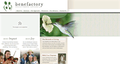Desktop Screenshot of benefactoryllc.com